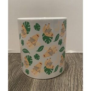 Pusheen Cat Garden Ceramic Planter Sloth 5" Pusheen Box Exclusive NEW‎